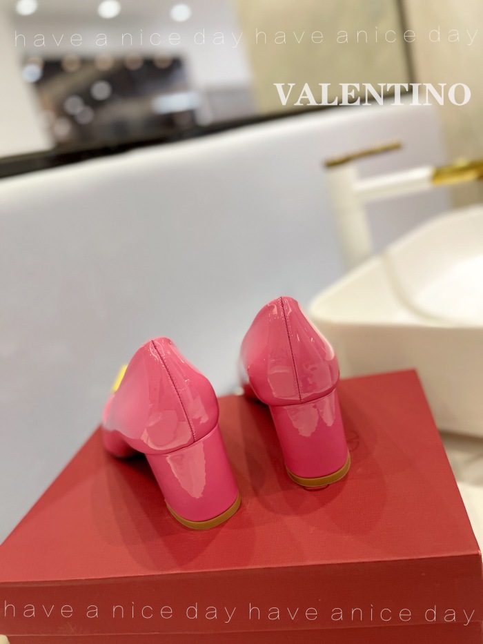 Valentino One Stud Patent Leather Pumps Size 35-41 4-Color