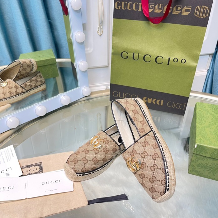 Gucci Espadrille with Double G Size 35-41 2-Color