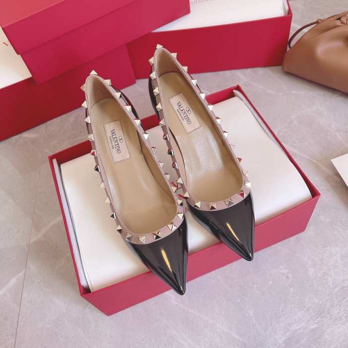 Valentino Rockstud Patent-Leather Pumps Size 35-41 8-Color