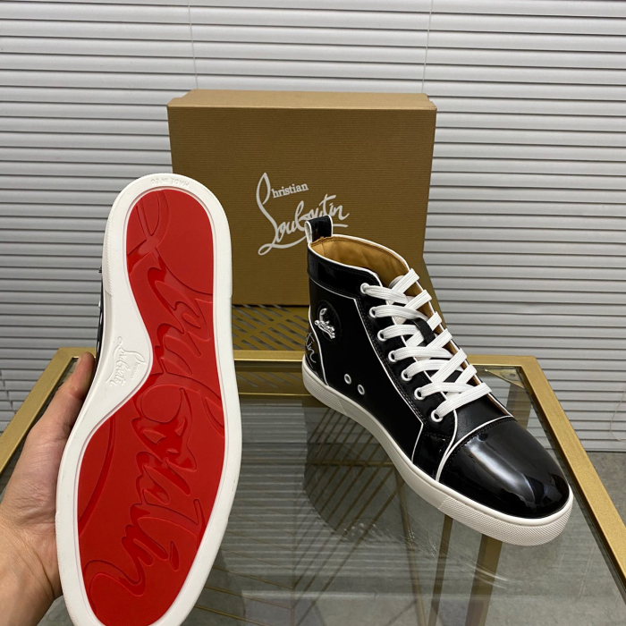 Christian Louboutin Louis High-Top Sneaker Size 36-46  8-Color