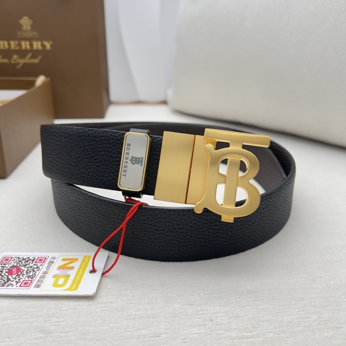 Burberry Men Belt Width 3.5cm