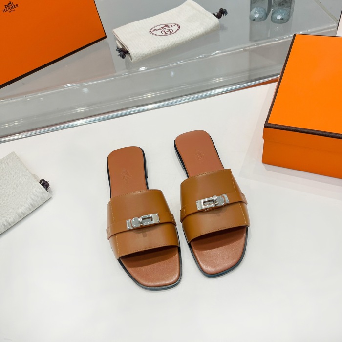 Hermes Giulia Slippers Size 35-41  3-Color