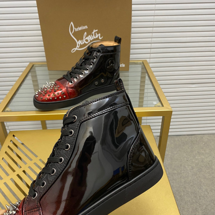 Christian Louboutin Lou Pik Pik High-Top Sneaker Size 36-46  7-Color