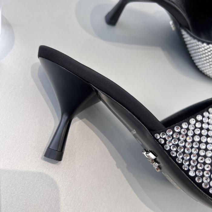 Prada Satin Pumps with Crystals Size 35-41 2-Color