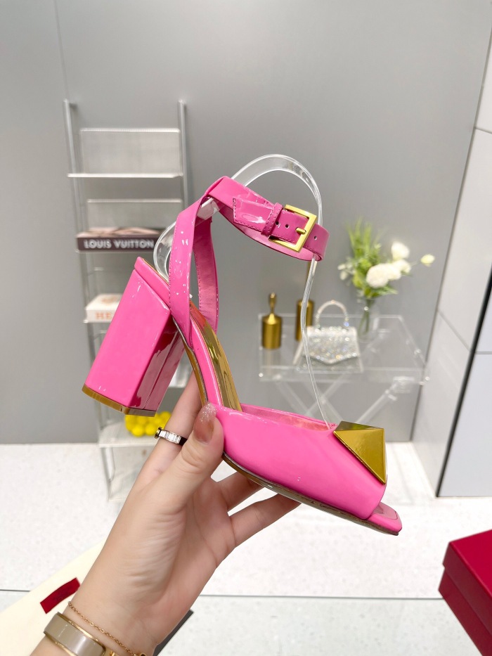 Valentino One Stud Calfskin Pumps Size 35-41 8-Color