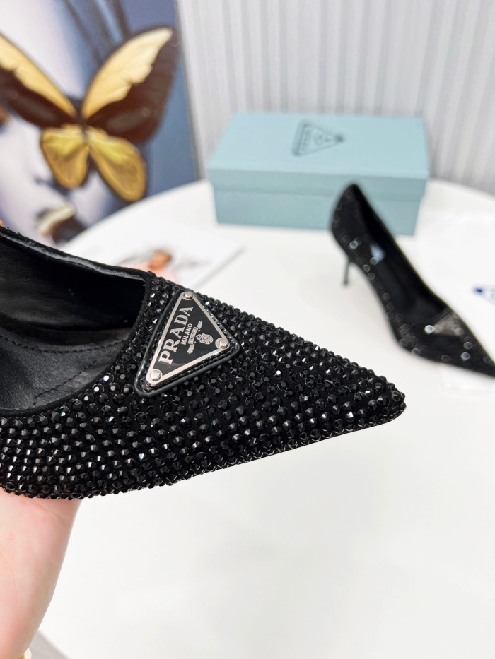 Prada Brushed Leather Pumps Size 35-41 3-Color