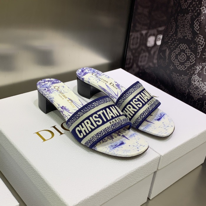 Dior Dway Heeled Sandal Pumps Size 35-41 9-Color