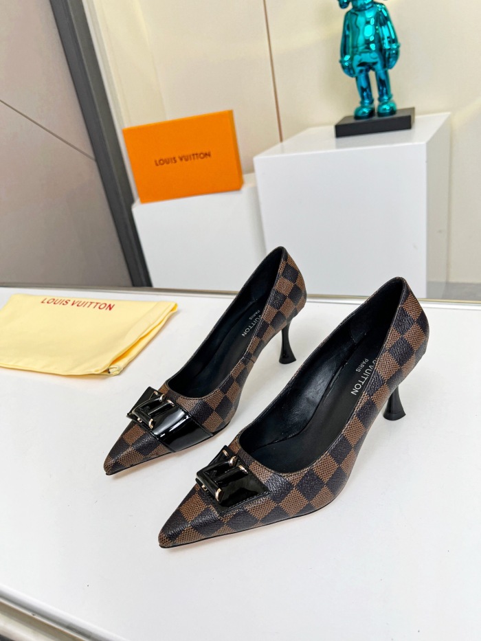 Louis Vuitton Signature Pumps Size 35-41 4-Color
