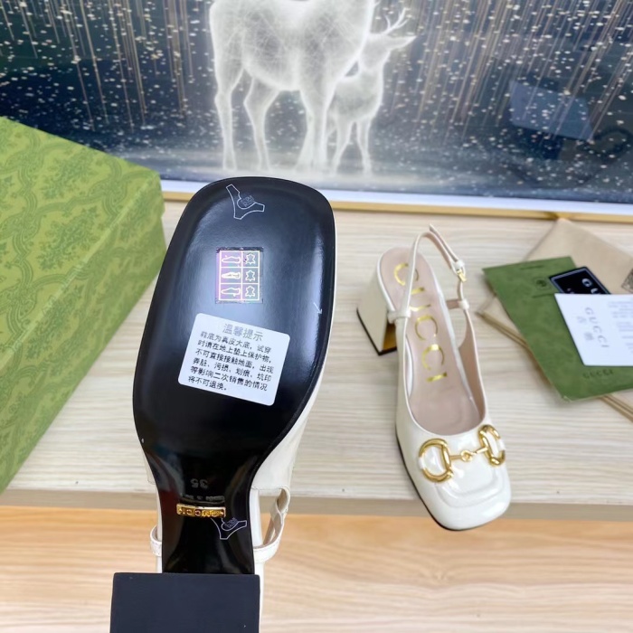 Gucci Slingback With Horsebit Pumps Size 35-41 7-Color