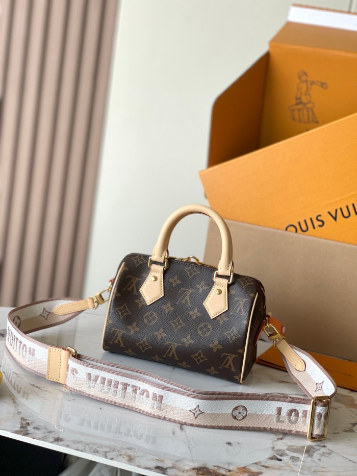 Louis Vuitton M46222 Speedy Bandoulière 20 Women Shoulder Bags Size 20.5*13.5*12cm