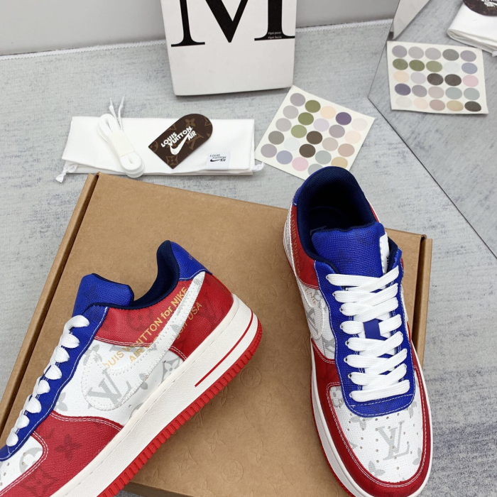 Louis Vuitton x Off White x Air Force 1 Sneaker Size 36-45   9-Color