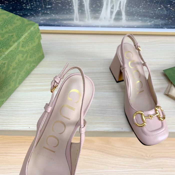 Gucci Slingback With Horsebit Pumps Size 35-41 4-Color