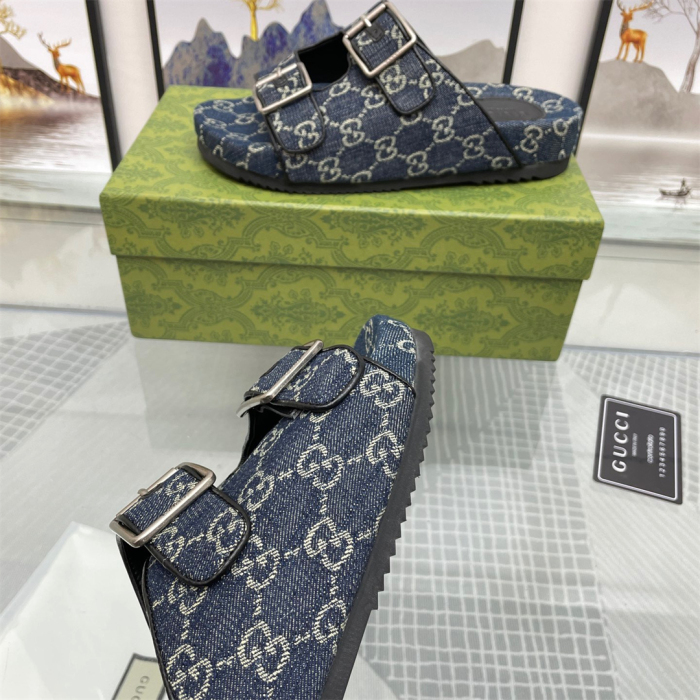 Gucci Sandal Slippers with Straps Size 39-46 5-Color