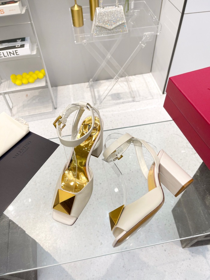 Valentino One Stud Calfskin Pumps Size 35-41 8-Color