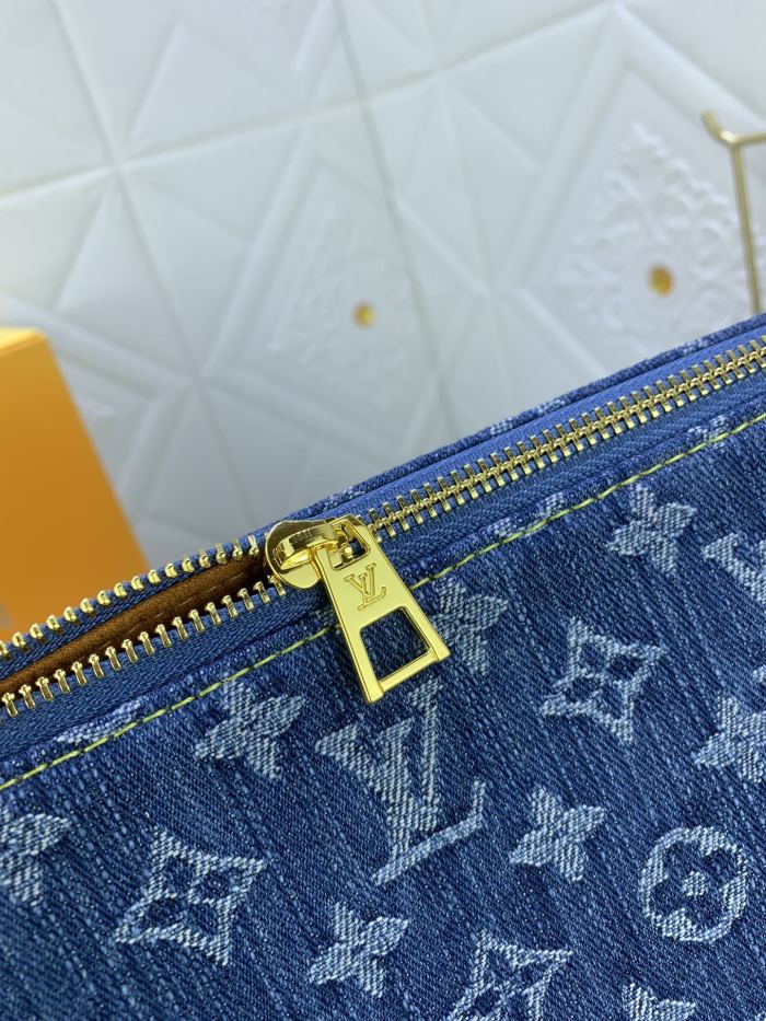 Louis Vuitton Monogram Coussin Denim Cowboy  Shoulder Bags Size 34*24*12cm