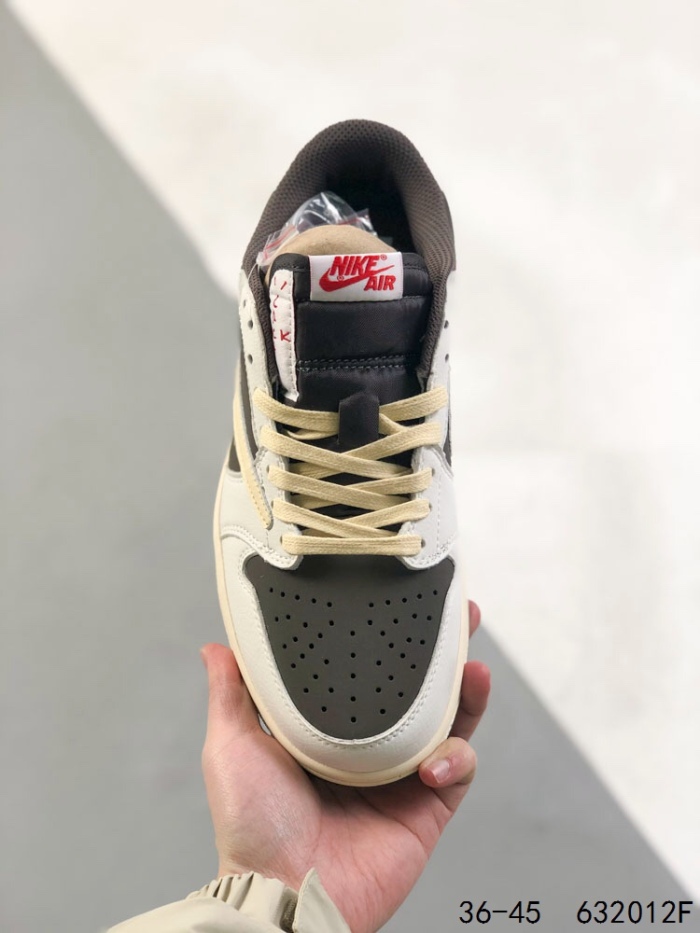 Nike Air Jordan 1 x Travis Scott Low Top Sneaker Shoes Gr. 36-46