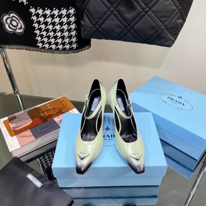 Prada Brushed Leather Pumps Size 35-41 5-Color