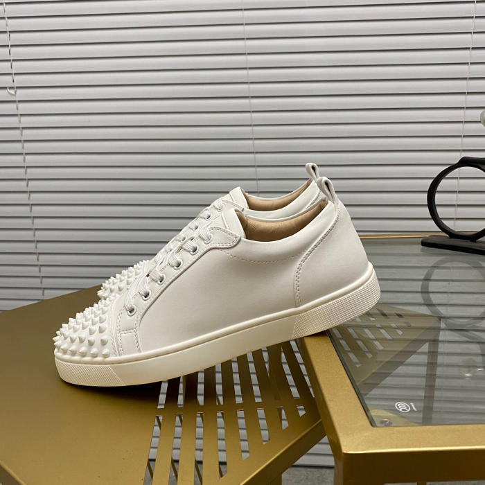 Christian Louboutin Louis Junior Spikes Sneaker Size 36-46  10-Color