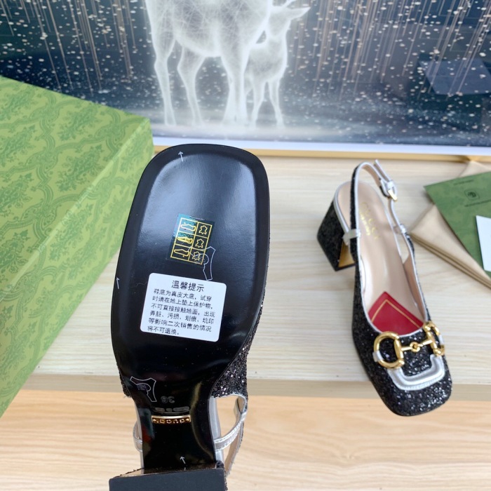 Gucci Slingback With Horsebit Pumps Size 35-41 5-Color