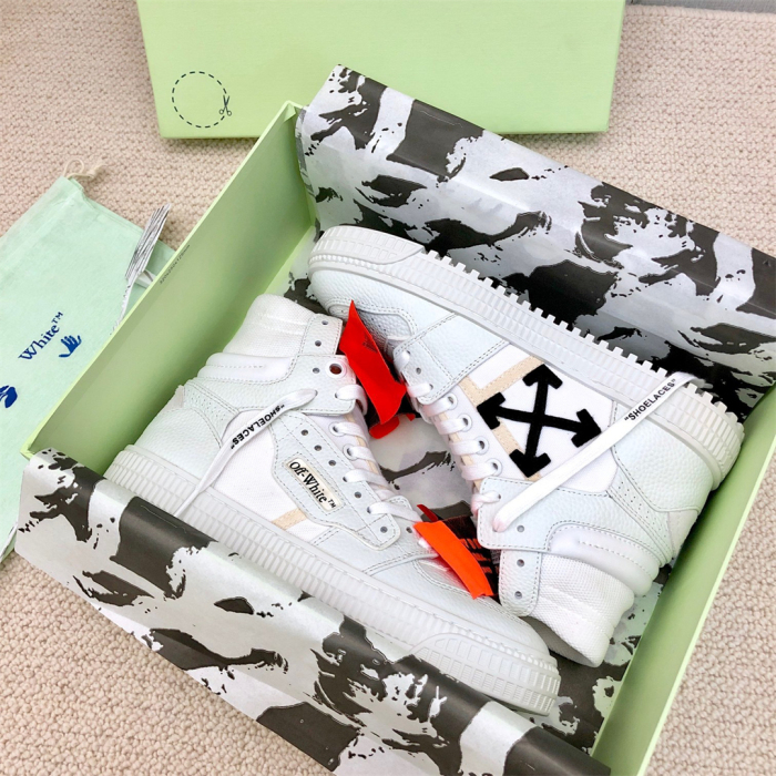 OFF White 3.0 Off Court Suede Canves Sneaker Size 35-45   11-Color