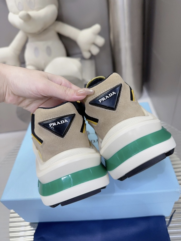 Prada 2024 New Systeme brushed leather dad Sneaker Size 36-45