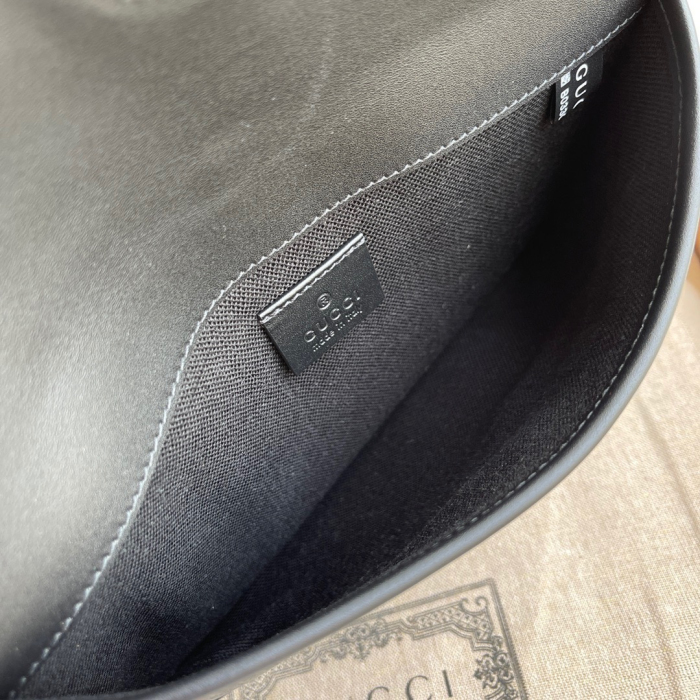 Gucci GG Supreme Black Belt Bags for Men Size 24*17*3.5cm