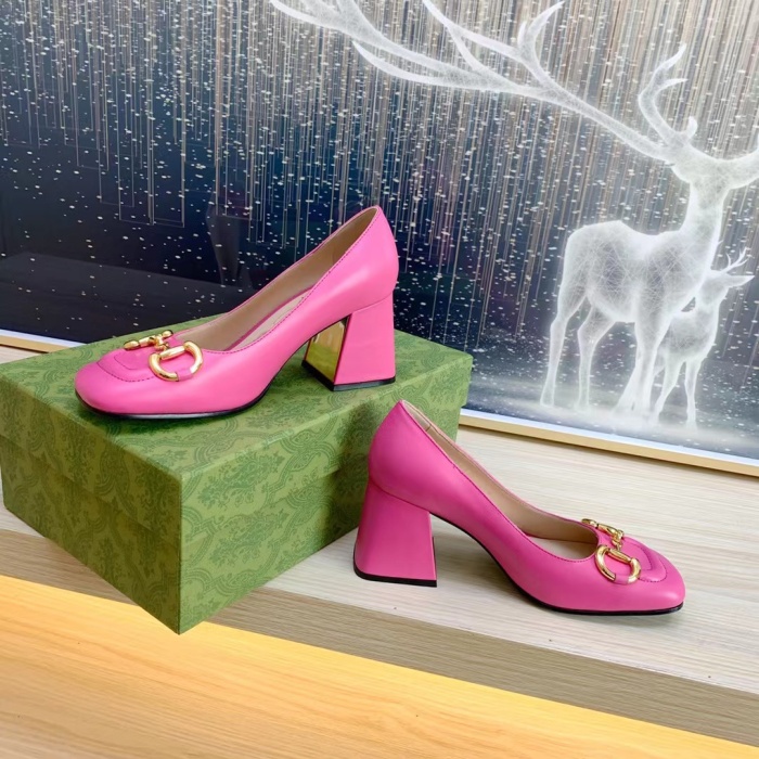 Gucci With Horsebit Pumps Size 35-41 4-Color
