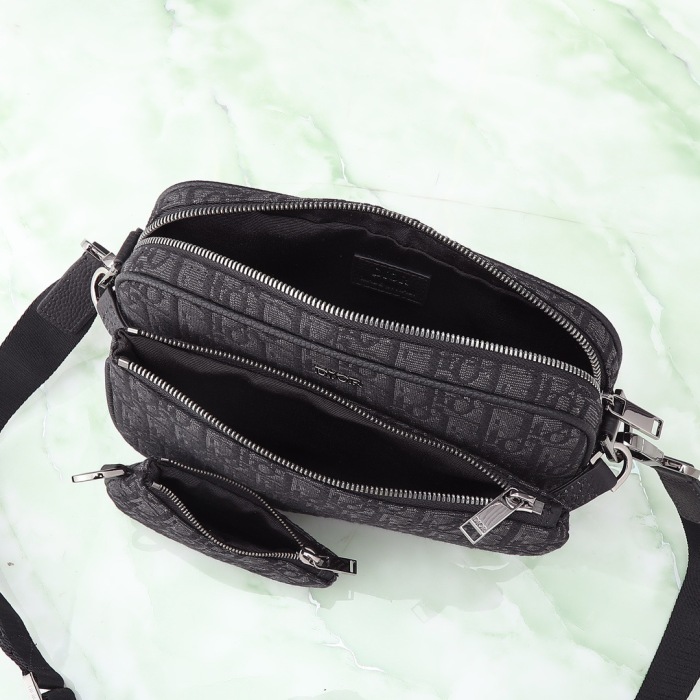 Dior Oblique Men Shoulder Bags Size 18*25*5cm