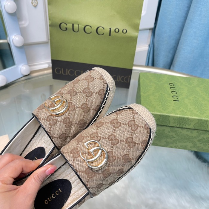 Gucci Espadrille with Double G Size 35-41 2-Color