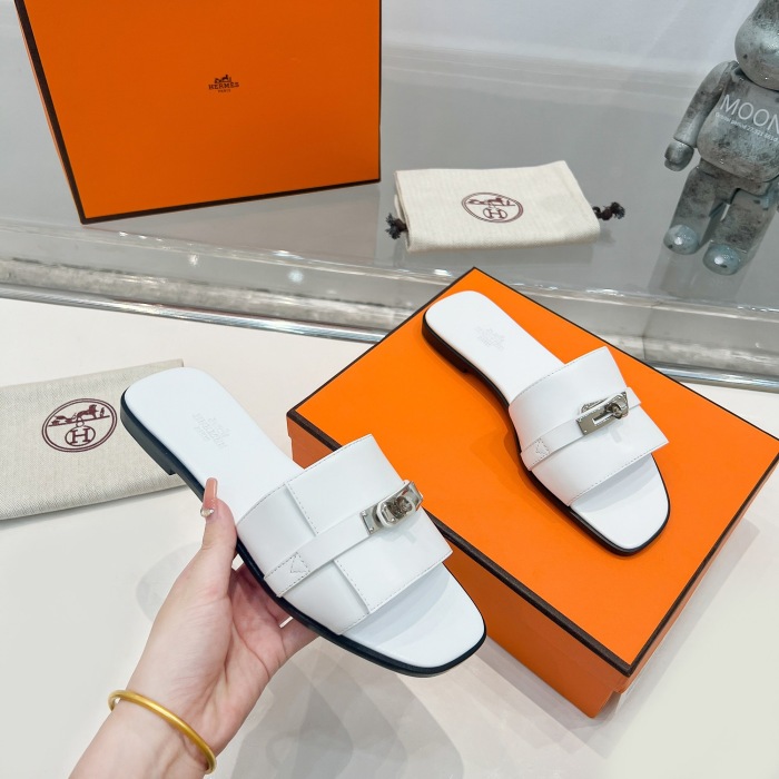 Hermes Giulia Slippers Size 35-41  3-Color