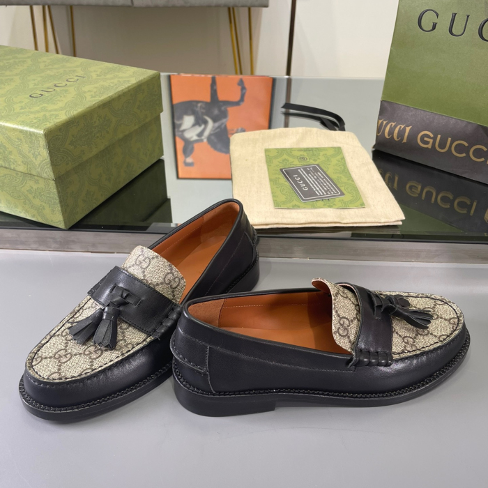 Gucci GG Loafers with Tassel Size 39-45 5-Color