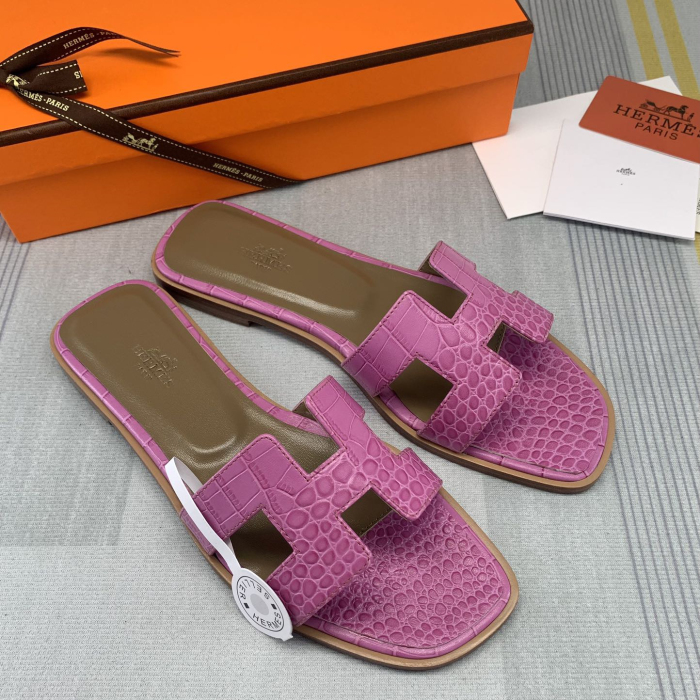Hermes Oran Slippers Size 35-41  12-Color