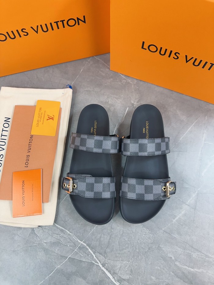 Louis Vuitton Slippers Size 36-45 6-Color