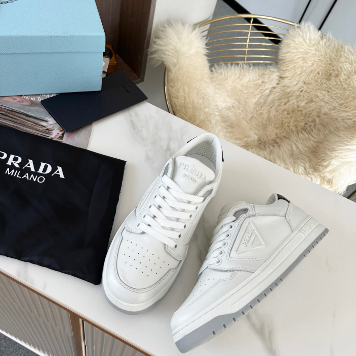 Prada District Leather Sneaker Size 36-45   5-Color