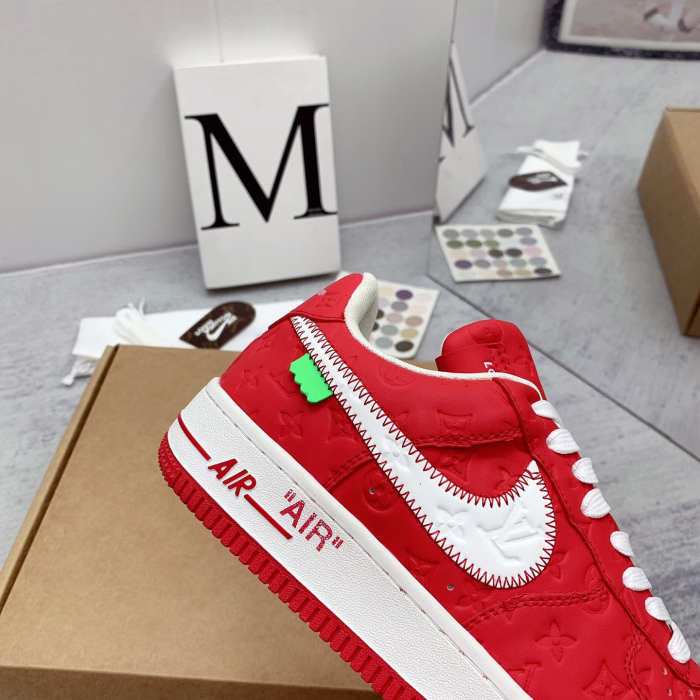 Louis Vuitton x Off White x Air Force 1 Sneaker Size 36-45   8-Color