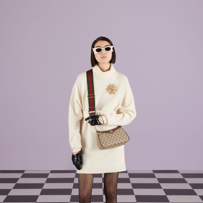 Gucci GG Ophidia GG Handbag for Women Size 25*15*6cm