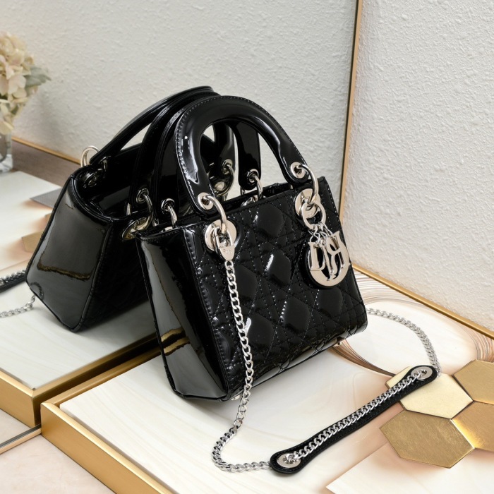 Dior Mini Lady Classic Women Shoulder Bags 17cm