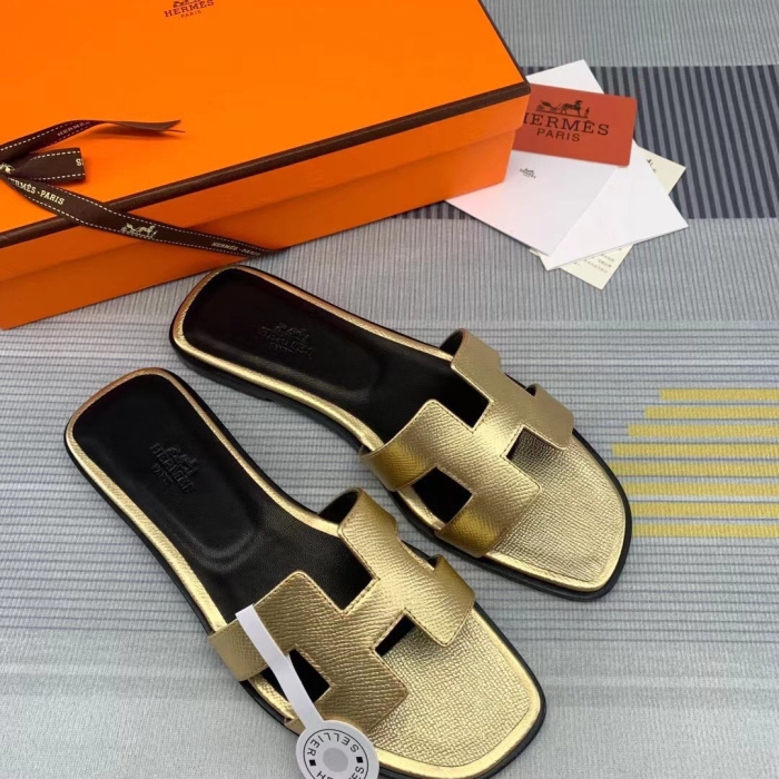 Hermes Oran Slippers Size 35-41  14-Color