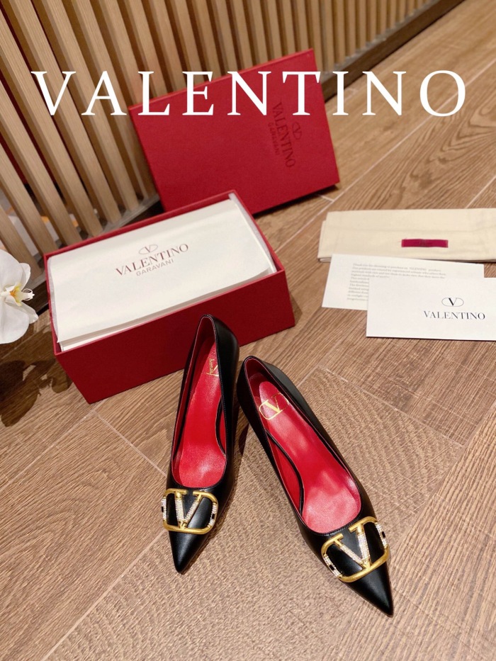 Valentino Vlogo Signature Slingback Pumps Size 35-41 4-Color