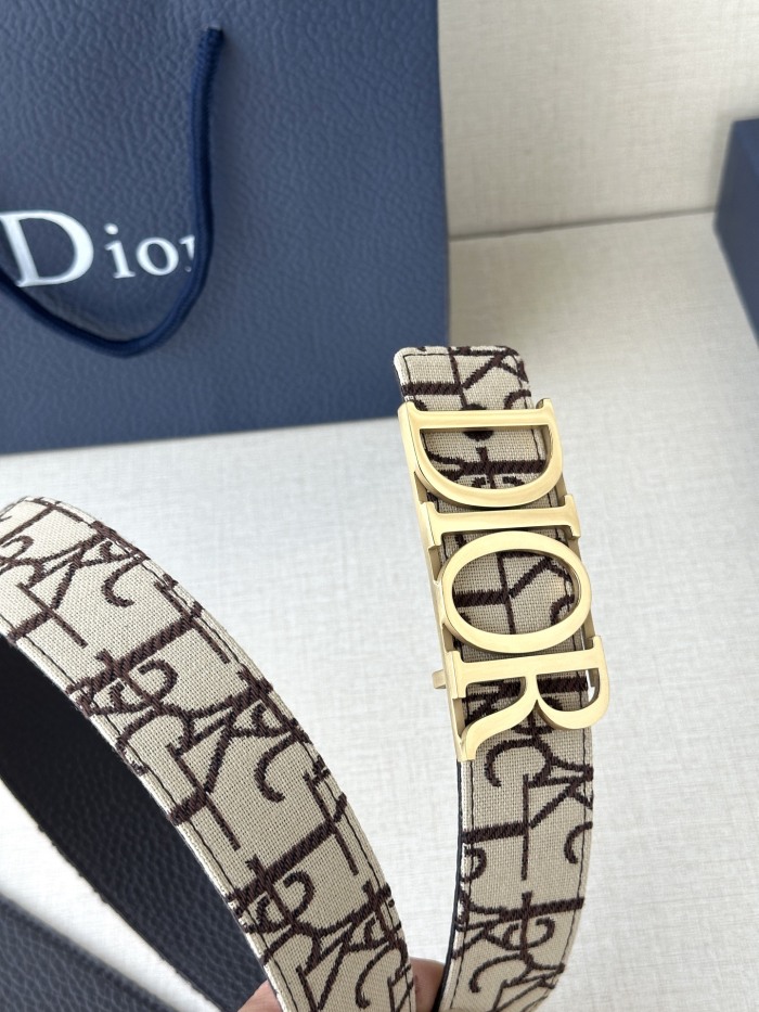 Dior Men Belt Width 3.5cm
