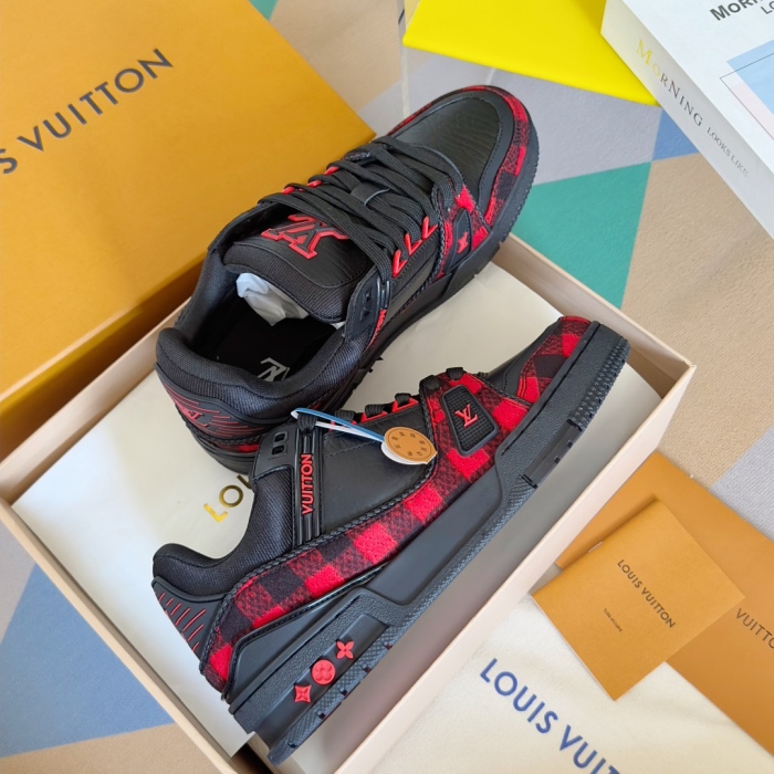 Louis Vuitton LV Trainer Damier New Men Sneaker Size 40-45