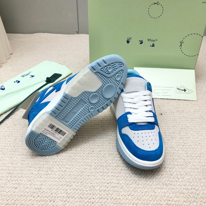 OFF White Out of Office Calf Leather Sneaker Size 35-45   8-Color