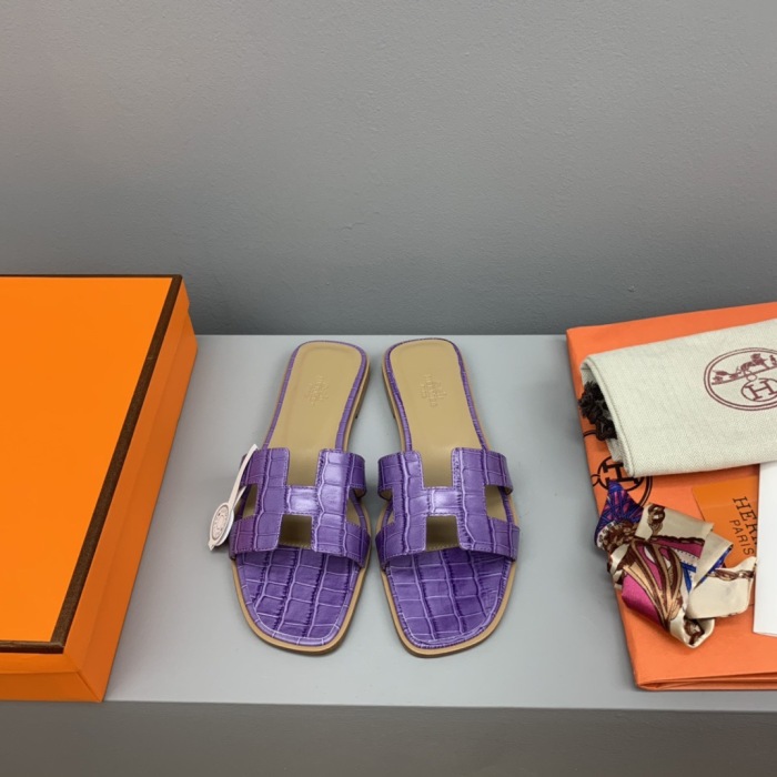 Hermes Oran Slippers Size 35-41  9-Color