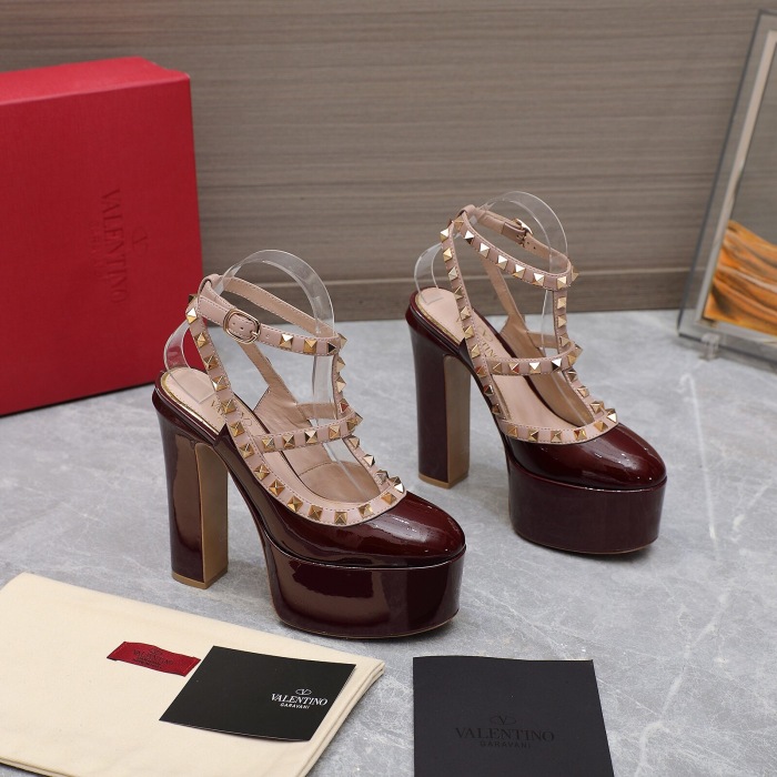 Valentino Rockstud Platform Pumps Size 35-41 6-Color