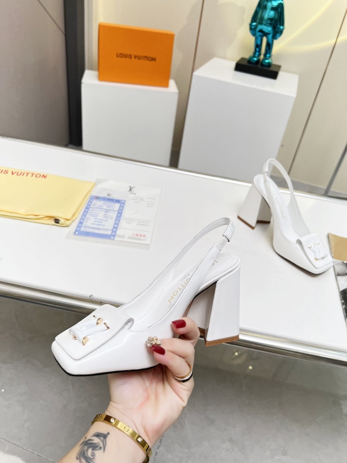 Louis Vuitton Shake Slingback Pumps Size 35-41 6-Color