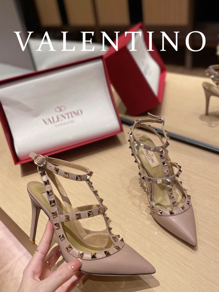 Valentino Rockstud Ankle Strap Pumps Size 35-41 11-Color