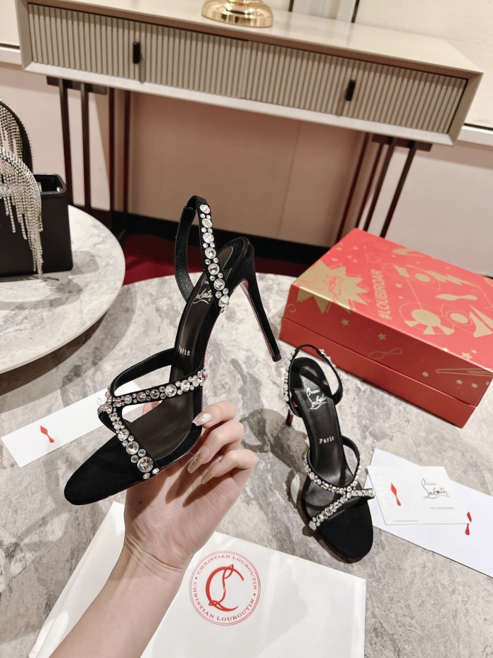 Christian Louboutin Emilie Strass Pumps Size 35-41 3-Color