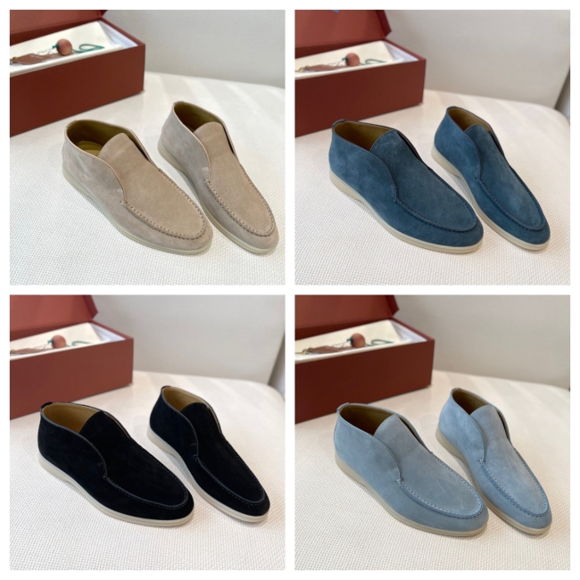 Loro Piana Unisex Loafers High Top Size 36-45