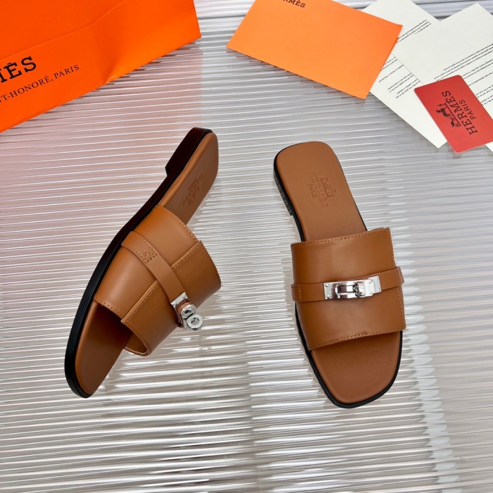 Hermes Gabriel Sandals Size 39-45  4-Color
