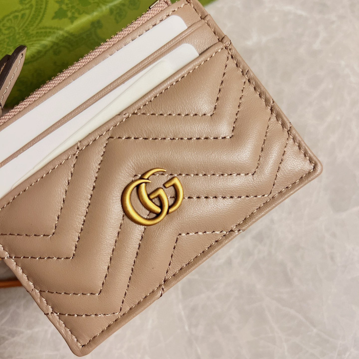 Gucci GG Marmont keychain wallet Size 10*7.5*1cm Style: 627064